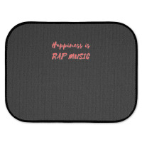 Happiness Is Rap Music Rear Car Mat | Artistshot