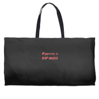 Happiness Is Rap Music Weekender Totes | Artistshot