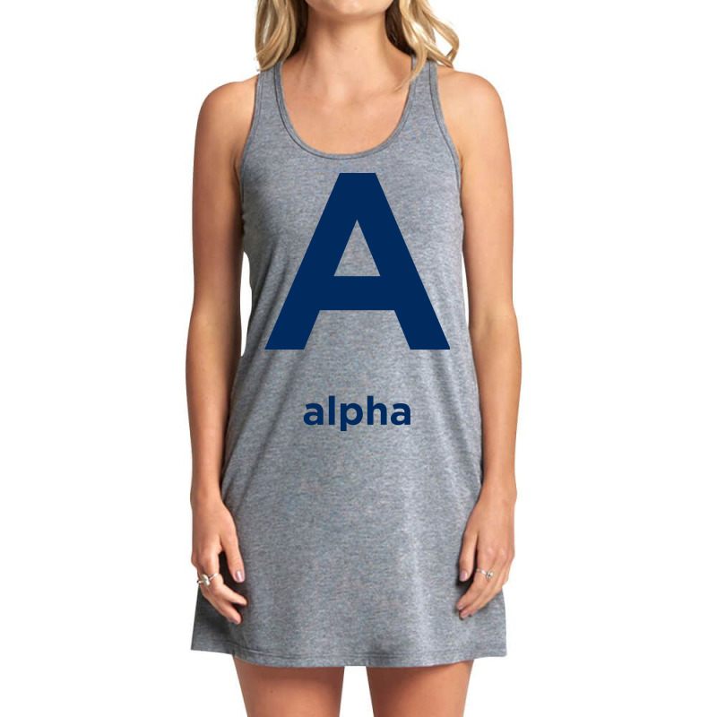 A Is For Alpha Tank Dress by artnesia | Artistshot