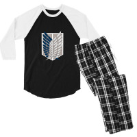 Scout Regiment Men's 3/4 Sleeve Pajama Set | Artistshot