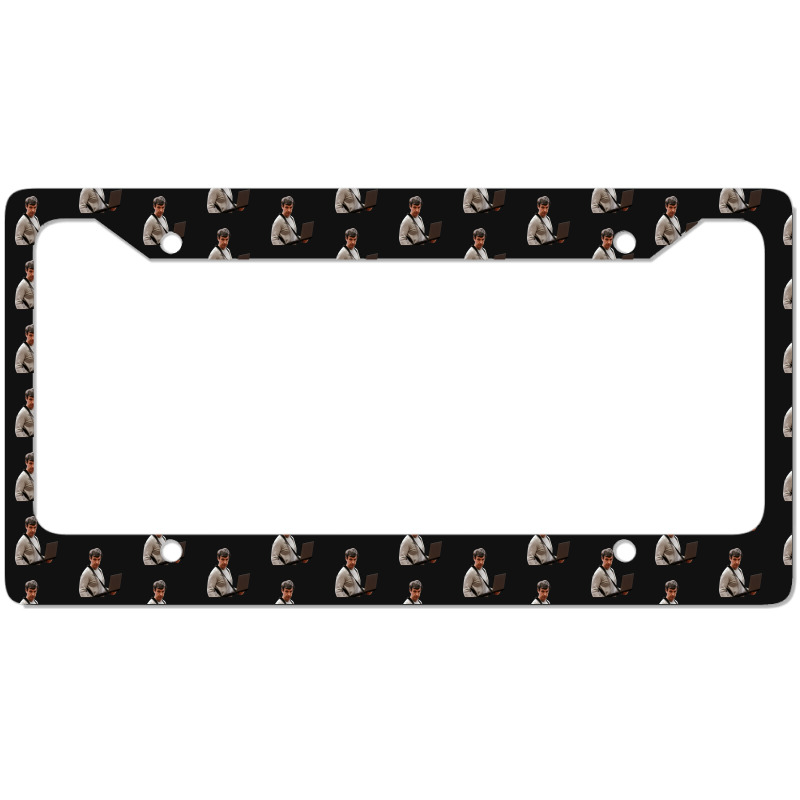 The Rehearsal Nathan With Laptop Harness License Plate Frame | Artistshot