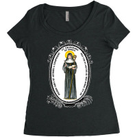 Saint Hildegard Of Bingen Scivias Catholic Mystic Visionary Tank Top Women's Triblend Scoop T-shirt | Artistshot