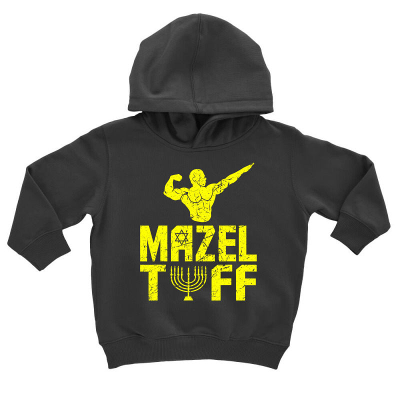 Mazel Tuff Jewish Strong Jew  For Men Hanukkah Toddler Hoodie | Artistshot