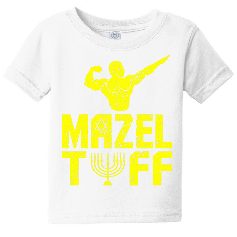 Mazel Tuff Jewish Strong Jew  For Men Hanukkah Baby Tee | Artistshot