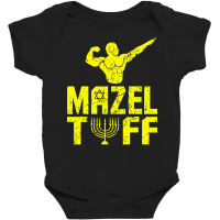 Mazel Tuff Jewish Strong Jew  For Men Hanukkah Baby Bodysuit | Artistshot