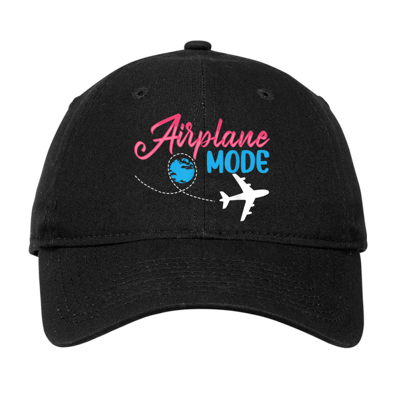 Airplane Mode On Airplanes Lover Aviation Pilots Aircraft Adjustable Cap | Artistshot