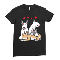 Miniature Bull Terrier Miniature Bull Terrier Dog Ladies Fitted T-shirt | Artistshot