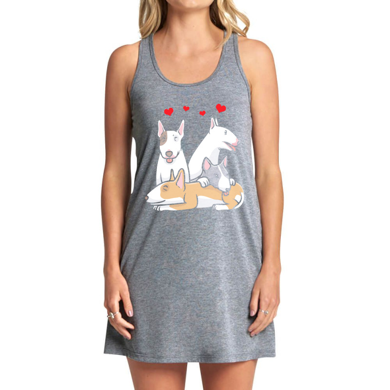 Miniature Bull Terrier Miniature Bull Terrier Dog Tank Dress by piecultivated | Artistshot