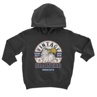 Retro Bald Eagle Brainerd Minnesota Vintage Limited Edition Toddler Hoodie | Artistshot