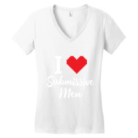 I Love Submissive Men Women's V-neck T-shirt | Artistshot