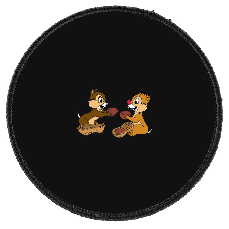 Chip N Dale Peanut Round Patch | Artistshot