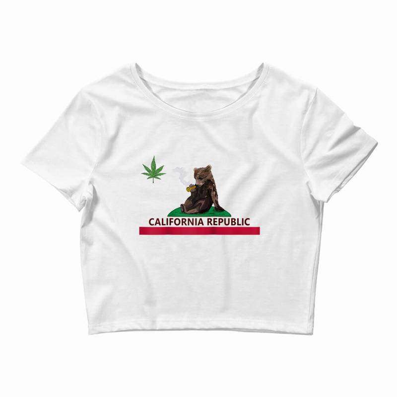 California Republic Remix Raglan Baseball Tee Crop Top by cm-arts | Artistshot