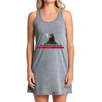 California Republic Remix Raglan Baseball Tee Tank Dress | Artistshot