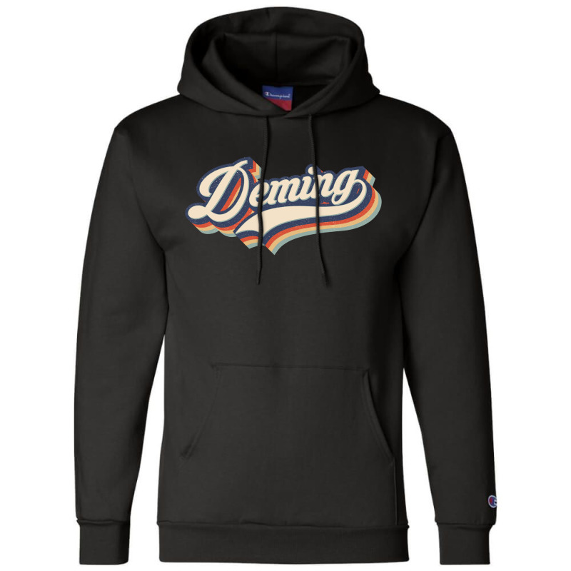 I Love Deming City Usa Retro Vintage Champion Hoodie | Artistshot