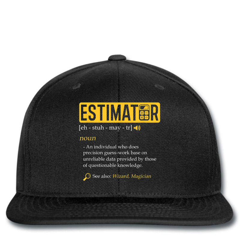 Estimator Estimating Calculations Jobs Printed hat by Fashzilla | Artistshot