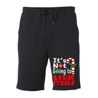 It's Not Going To Lick Itself Christmas Candy For Men Women Fleece Short | Artistshot