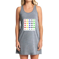 Set Of Colorful Arrows Isolated On White Background Tank Dress | Artistshot