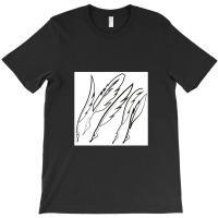 Set Of Different Feathers Isolated On White Background T-shirt | Artistshot