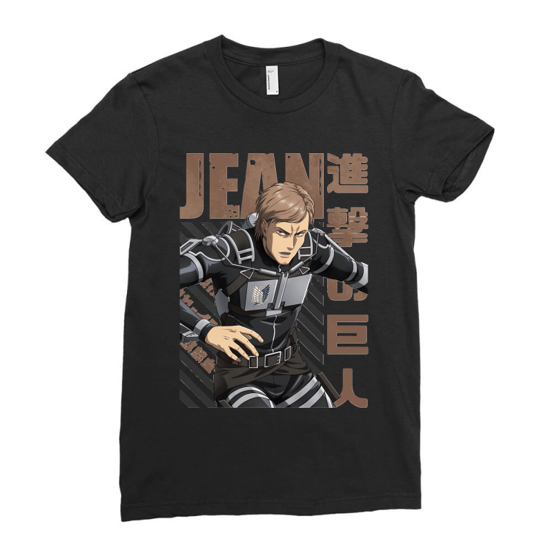 Shingeki No Kyojin Jean Kirstein Ladies Fitted T-Shirt by cm-arts | Artistshot