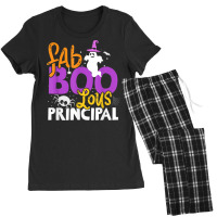 Faboolous School Principal Ghost Halloween Costume Women's Pajamas Set | Artistshot