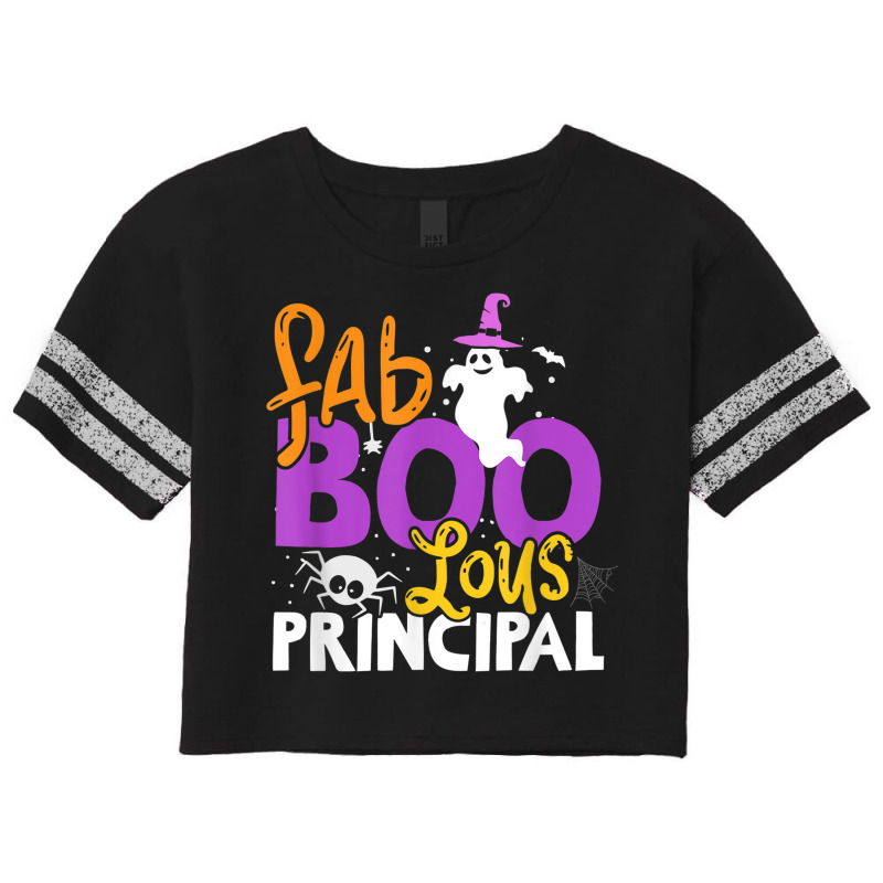 Faboolous School Principal Ghost Halloween Costume Scorecard Crop Tee by Sombre | Artistshot