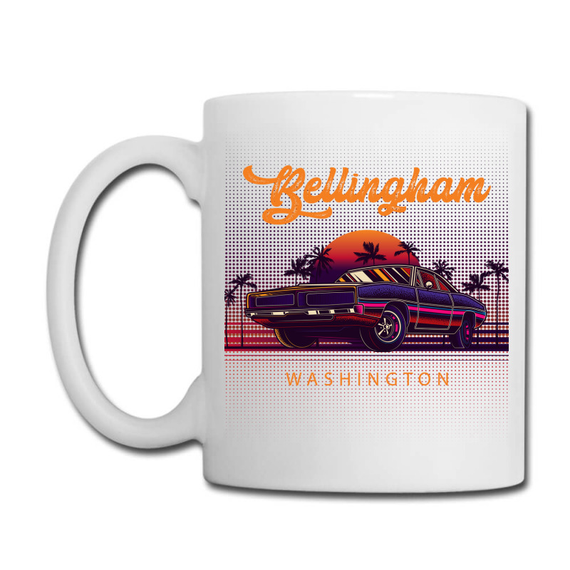 Bellingham Washington Retro Vintage 80s 90s Muscle Cars Retrowave Aest Coffee Mug | Artistshot