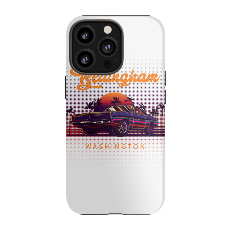 Bellingham Washington Retro Vintage 80s 90s Muscle Cars Retrowave Aest Iphone 13 Pro Case | Artistshot