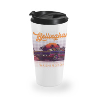 Bellingham Washington Retro Vintage 80s 90s Muscle Cars Retrowave Aest Travel Mug | Artistshot