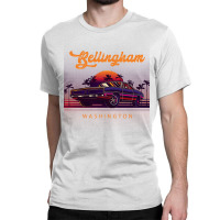 Bellingham Washington Retro Vintage 80s 90s Muscle Cars Retrowave Aest Classic T-shirt | Artistshot