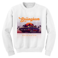 Bellingham Washington Retro Vintage 80s 90s Muscle Cars Retrowave Aest Youth Sweatshirt | Artistshot