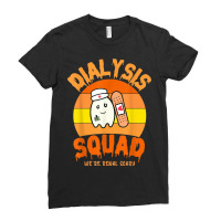 Halloween Dialysis Shirts Dialysis Technician Kidney Squad Ladies Fitted T-shirt | Artistshot