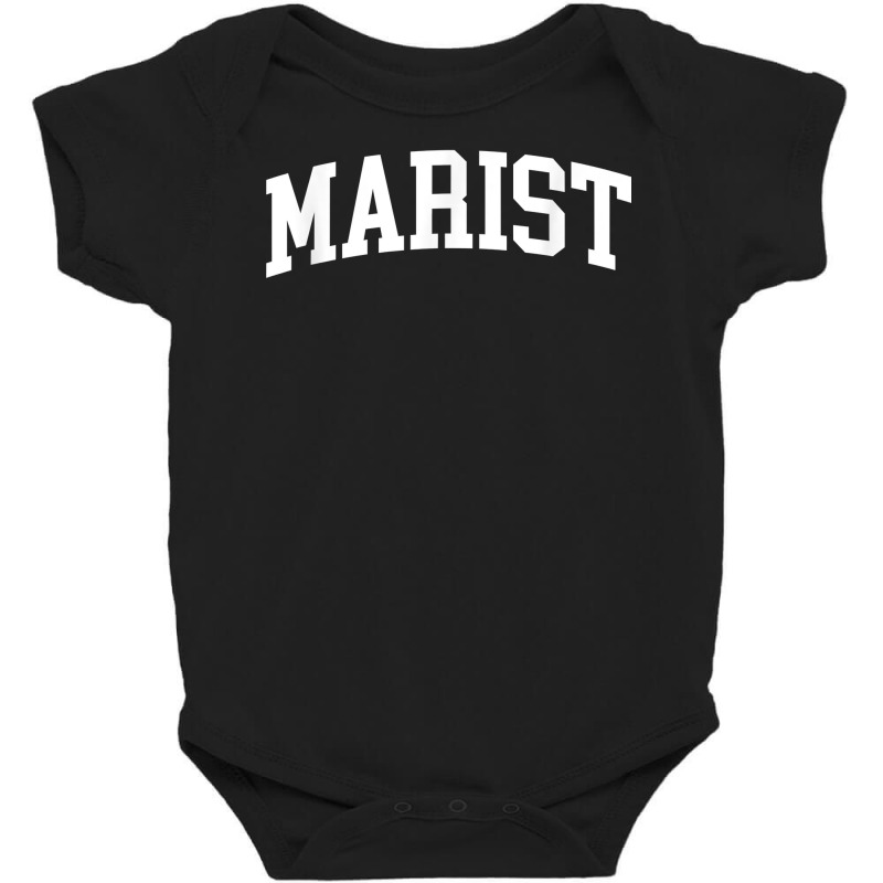 Marist Athletic Arch College University Alumni T Shirt Baby Bodysuit by djhsyhaa | Artistshot