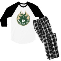 The Wisconsin Herd Basketball Men's 3/4 Sleeve Pajama Set | Artistshot