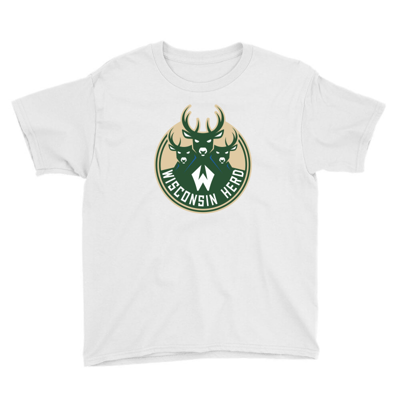 The Wisconsin Herd Basketball Youth Tee | Artistshot