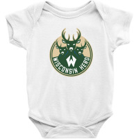 The Wisconsin Herd Basketball Baby Bodysuit | Artistshot