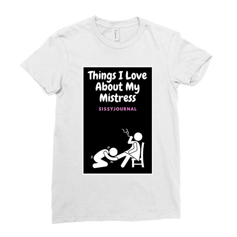 I Love Submissive Men  (11) Ladies Fitted T-Shirt by cm-arts | Artistshot