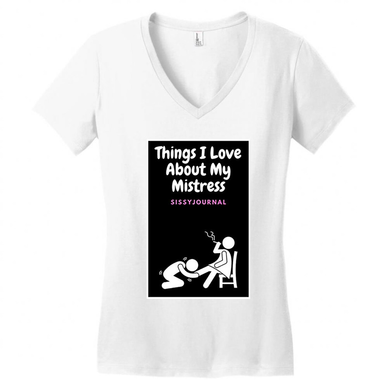 I Love Submissive Men  (11) Women's V-Neck T-Shirt by cm-arts | Artistshot