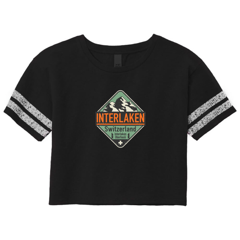 Interlaken Scorecard Crop Tee by RodneyAbernathy | Artistshot