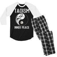 Taoism Inner Peace Daoism Spirituality Enlightenment Men's 3/4 Sleeve Pajama Set | Artistshot