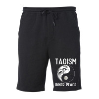 Taoism Inner Peace Daoism Spirituality Enlightenment Fleece Short | Artistshot