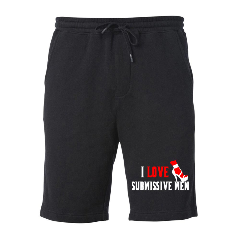 I Love Submissive Men (3) Fleece Short by cm-arts | Artistshot