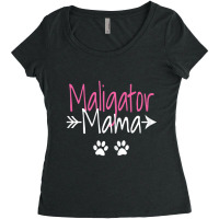 Womens Maligator Mama Belgian Malinois Mom Women's Triblend Scoop T-shirt | Artistshot