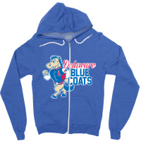 The Delaware Blue Coats Basketball Zipper Hoodie | Artistshot