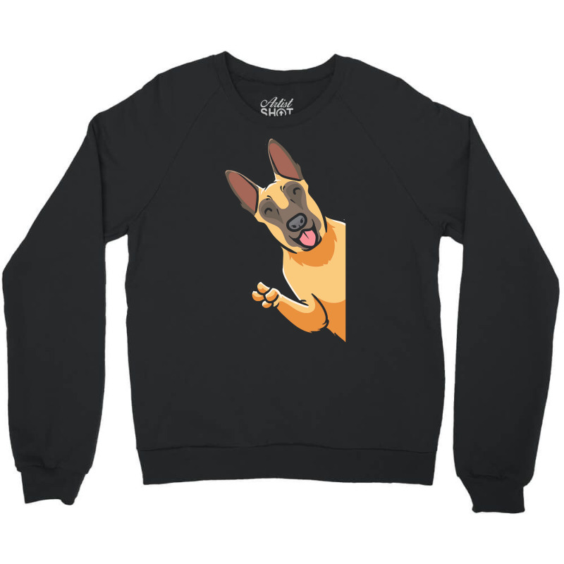 Malinois T  Shirt Malinois Dog B Elgian Shepherd Dog Crewneck Sweatshirt by gaetanonolan | Artistshot