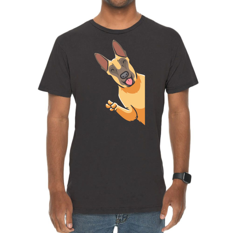 Malinois T  Shirt Malinois Dog B Elgian Shepherd Dog Vintage T-Shirt by gaetanonolan | Artistshot