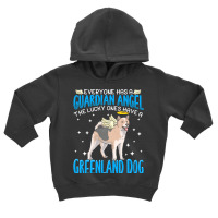 Greenland Dog T  Shirt Greenland Dog With Guardian Angel T  Shirt Toddler Hoodie | Artistshot