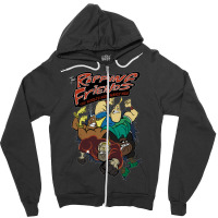 Tributetotherippingfriendstheworld'smostmanlymen!superheroparodycartoo Zipper Hoodie | Artistshot