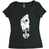 Womens Woman Skeleton Undressing Funny Halloween Costume Skull Bone T Women's Triblend Scoop T-shirt | Artistshot