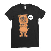 Petit Brabanon T  Shirt Brussels Griffon Bruxellois Dog Gift T  Shirt Ladies Fitted T-shirt | Artistshot