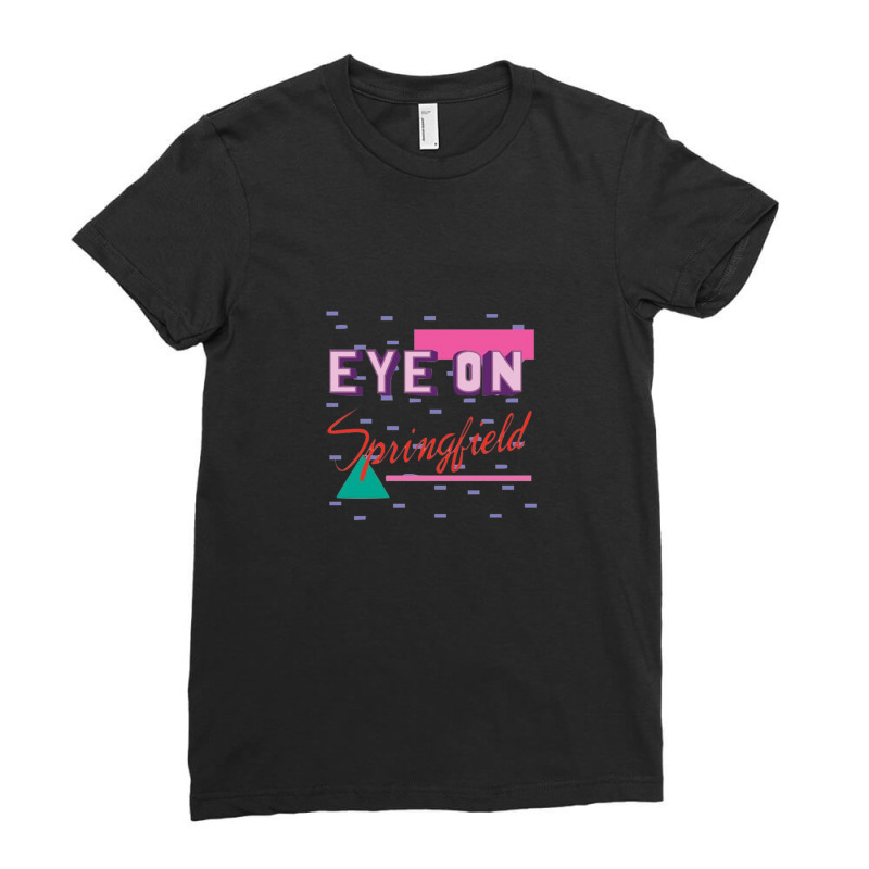 Eye On Springfield Ladies Fitted T-shirt | Artistshot